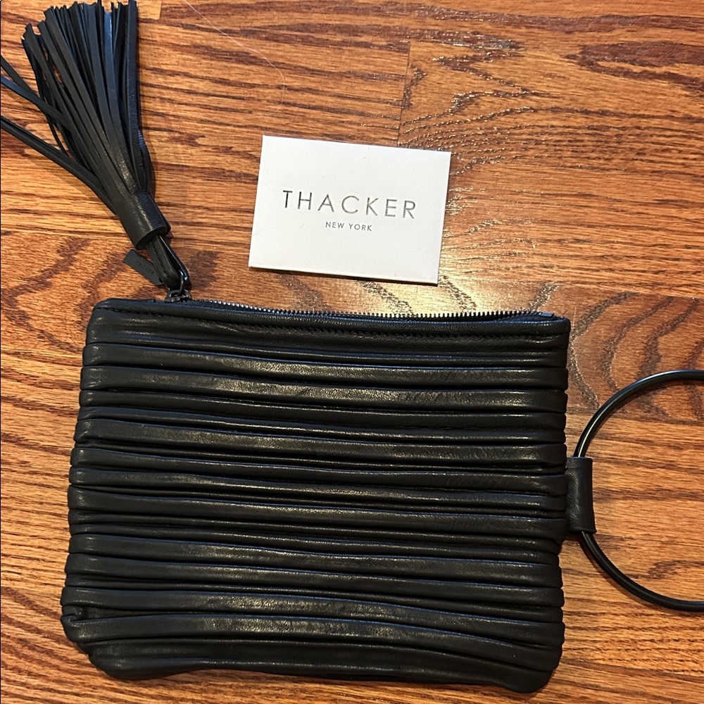 Black Thacker brand Clutch Bag /Nordstrom as a gift never used brand new